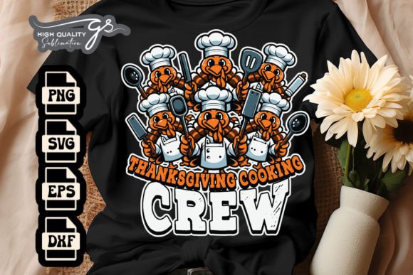 Autumn Thanksgiving Cooking Crew SVG