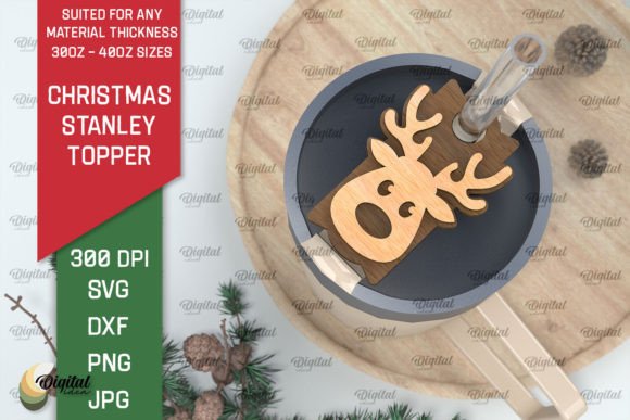 Christmas Stanley Topper Laser Cut Review