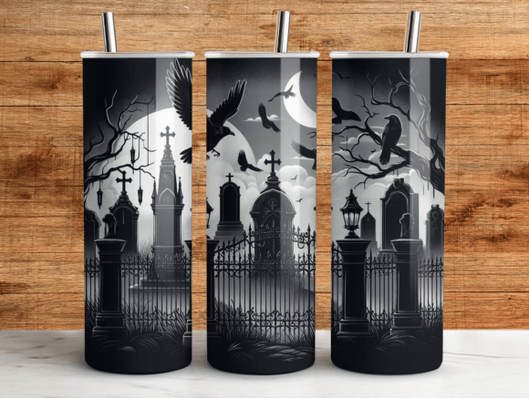 Graveyard Gothic Tumbler Wrap