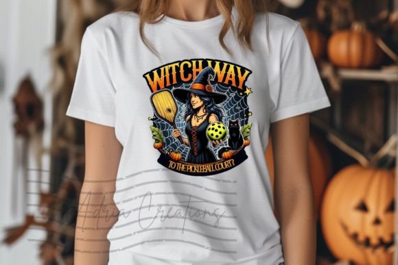Halloween Witch Pickleball Shirt Cup Design Review