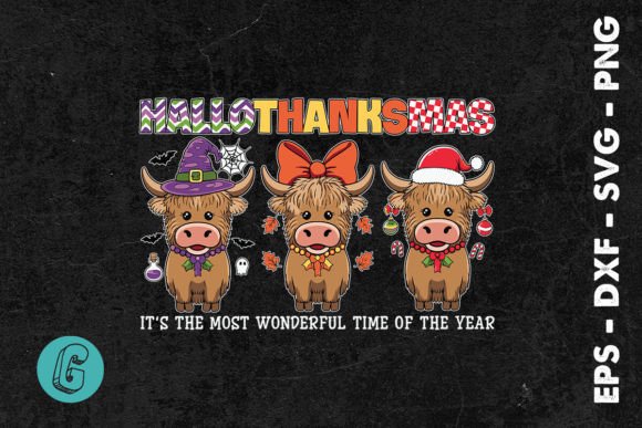 Happy Hallothanksmas Cows SVG Review for Embroidery Projects