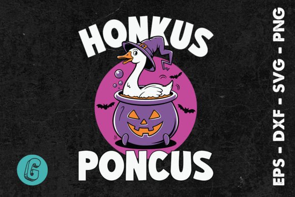Honkus Ponkus Halloween Silly Goose SVG