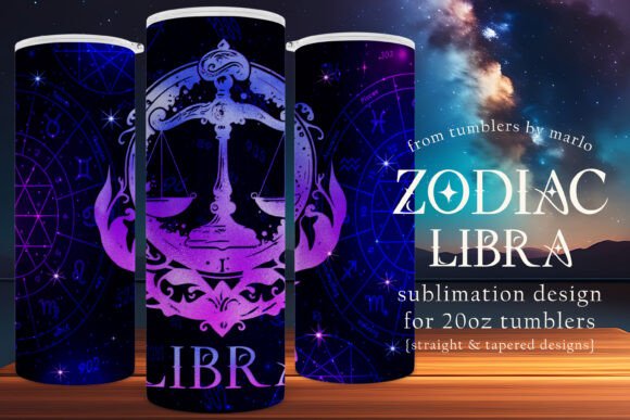 Libra Tumbler Wrap Zodiac Tumbler