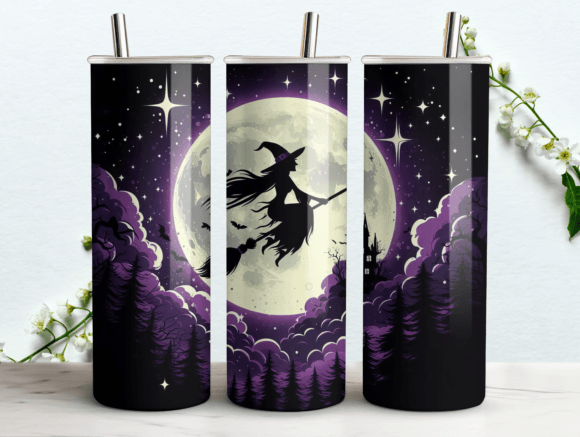 Moonlit Witchy Tumbler Wrap Sublimation Review