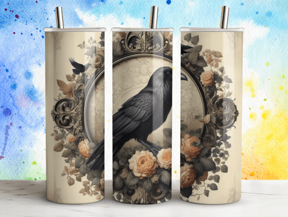 Raven Roses Wrap