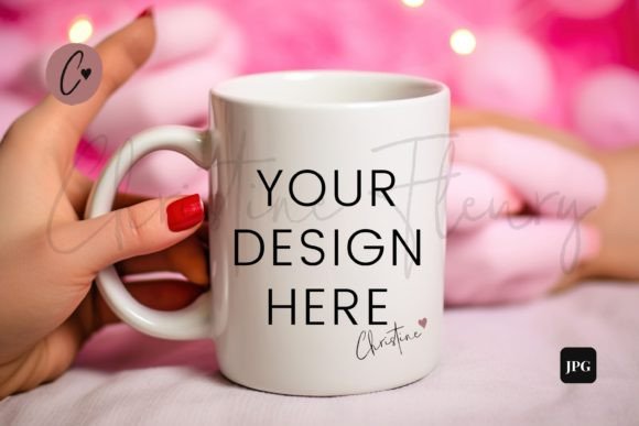 Valentines Mug Mockup for Real Projects