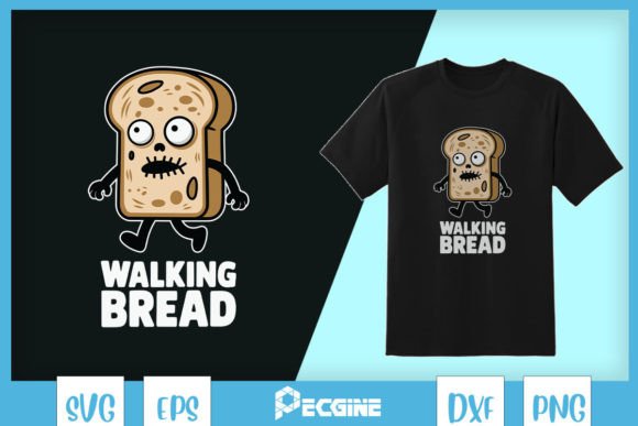 Walking Bread Halloween SVG Review for Embroidery Projects