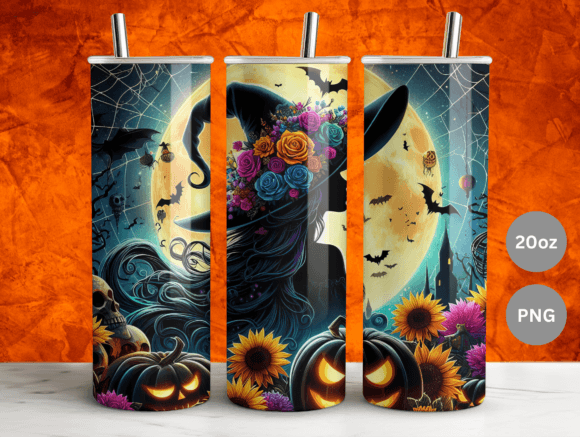 Wicked Witch Tumbler Wrap Design